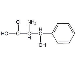 DL-β-苯基絲氨酸結(jié)構(gòu)式