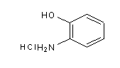 2-氨基苯酚鹽酸鹽結(jié)構(gòu)式