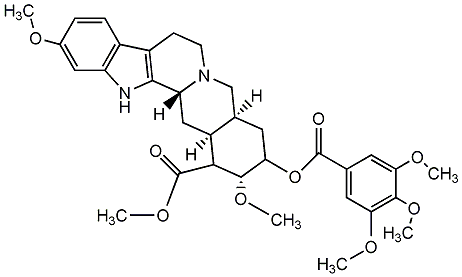 利血平結(jié)構(gòu)式